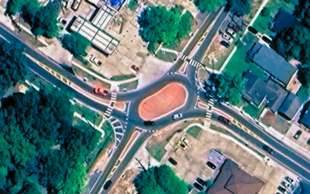 Downtown Covington, Louisiana Roundabout